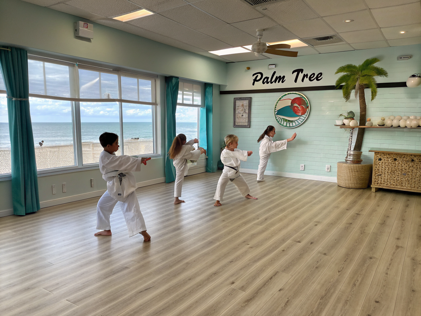 Opening ceremony of the new dojo